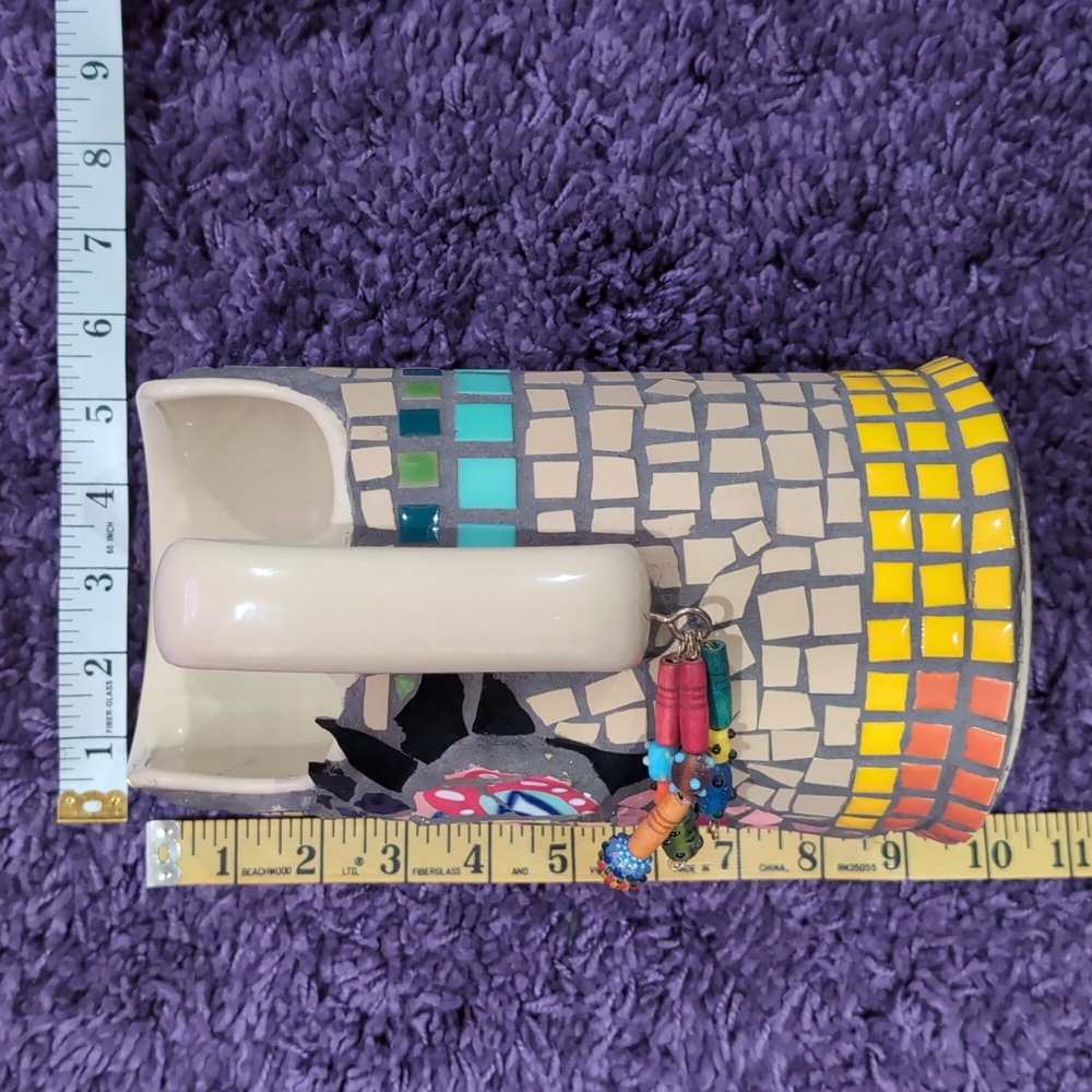 Mosaic Abstract Art Face Pitcher - Picture 5 of 10